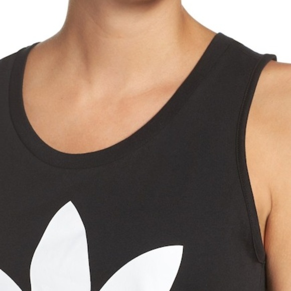 ADIDAS Originals Trefoil Crop Muscle Tee - Picture 8 of 8